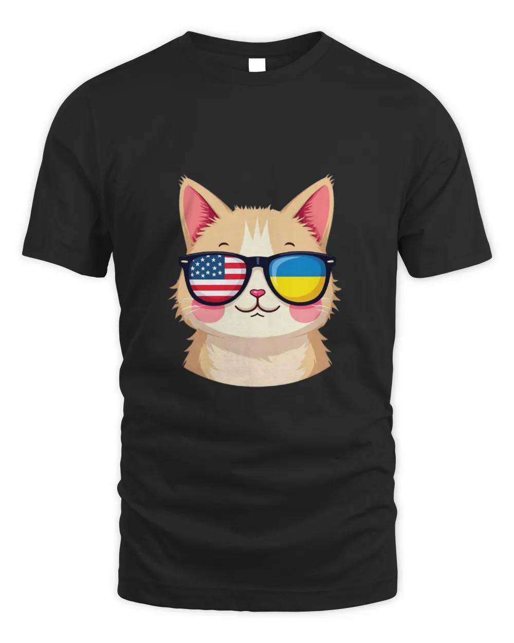 Cool Cat, Global Goals: A Symbol of Unity Unisex Standard T-Shirt black s