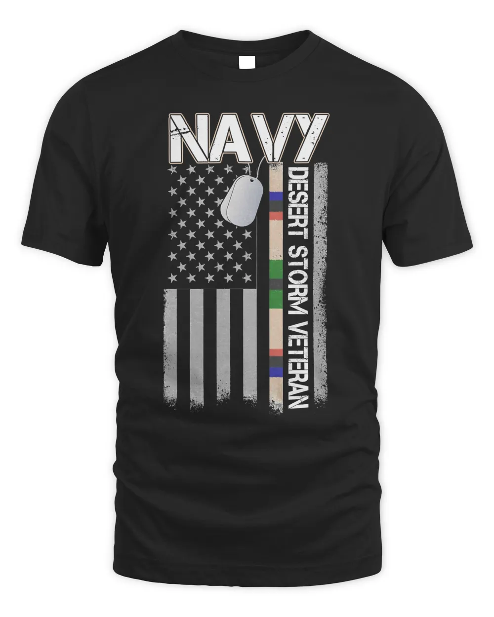 u.s. navy desert storm veteran distressed american flag gifts t shirt