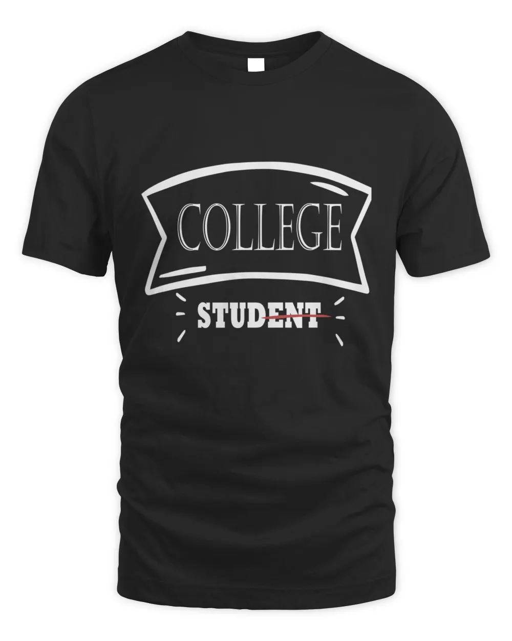 College Student Stud Funny College Apparel Gift Teefunny graphic design 224 T-Shirt