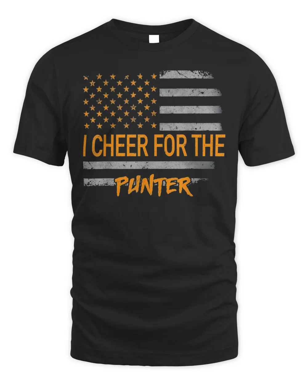 I cheer For The Punter Retro Flag American Fan Football Shirt