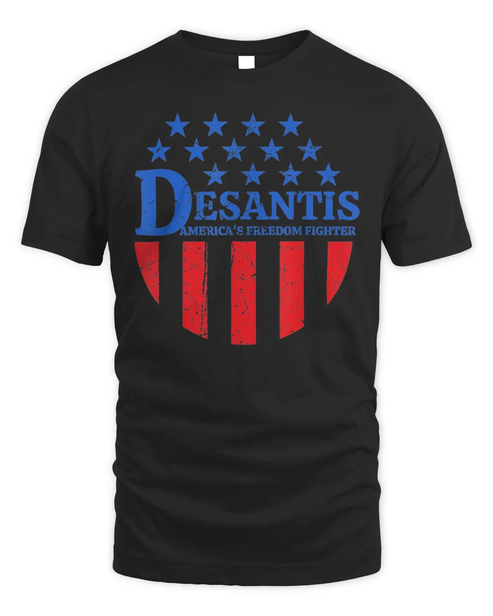 Ron Desantis America’s Freedom Fighter Vintage Worn Badge Shirt
