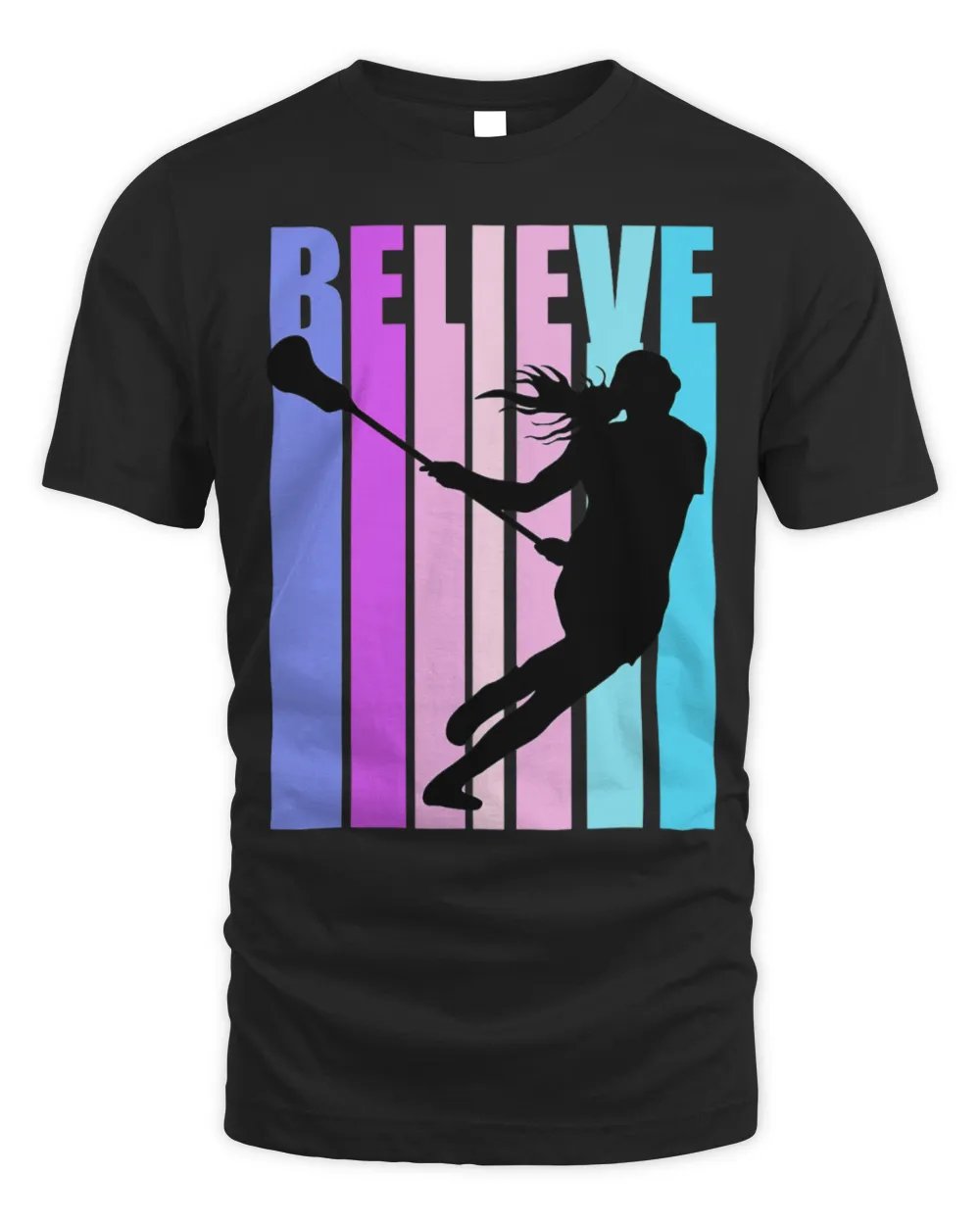 Pink Girls Lacrosse Player Coach Team Coaching Motivational