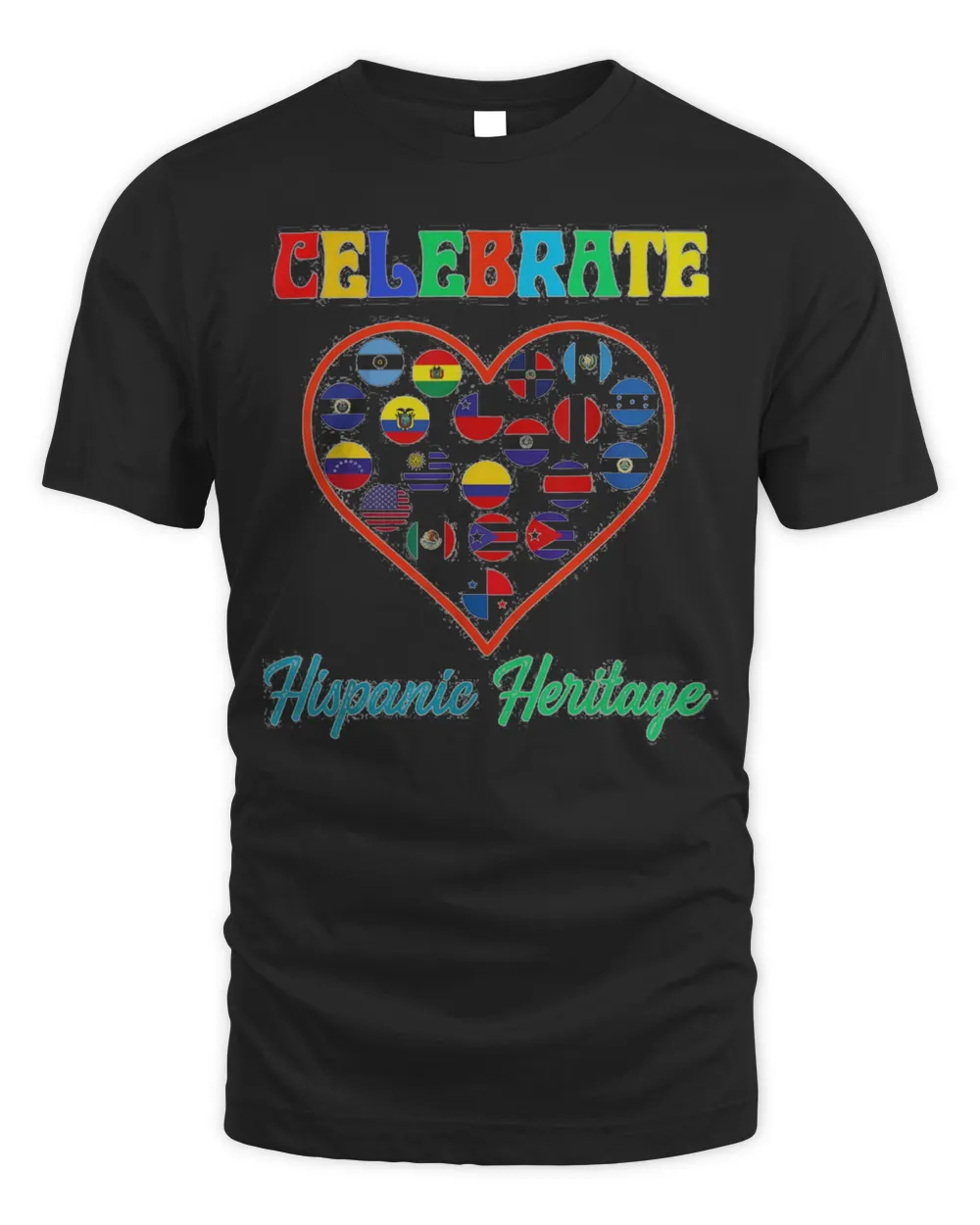 Hispanic Heritage Month 2022 National Latino Countries Flag Shirt