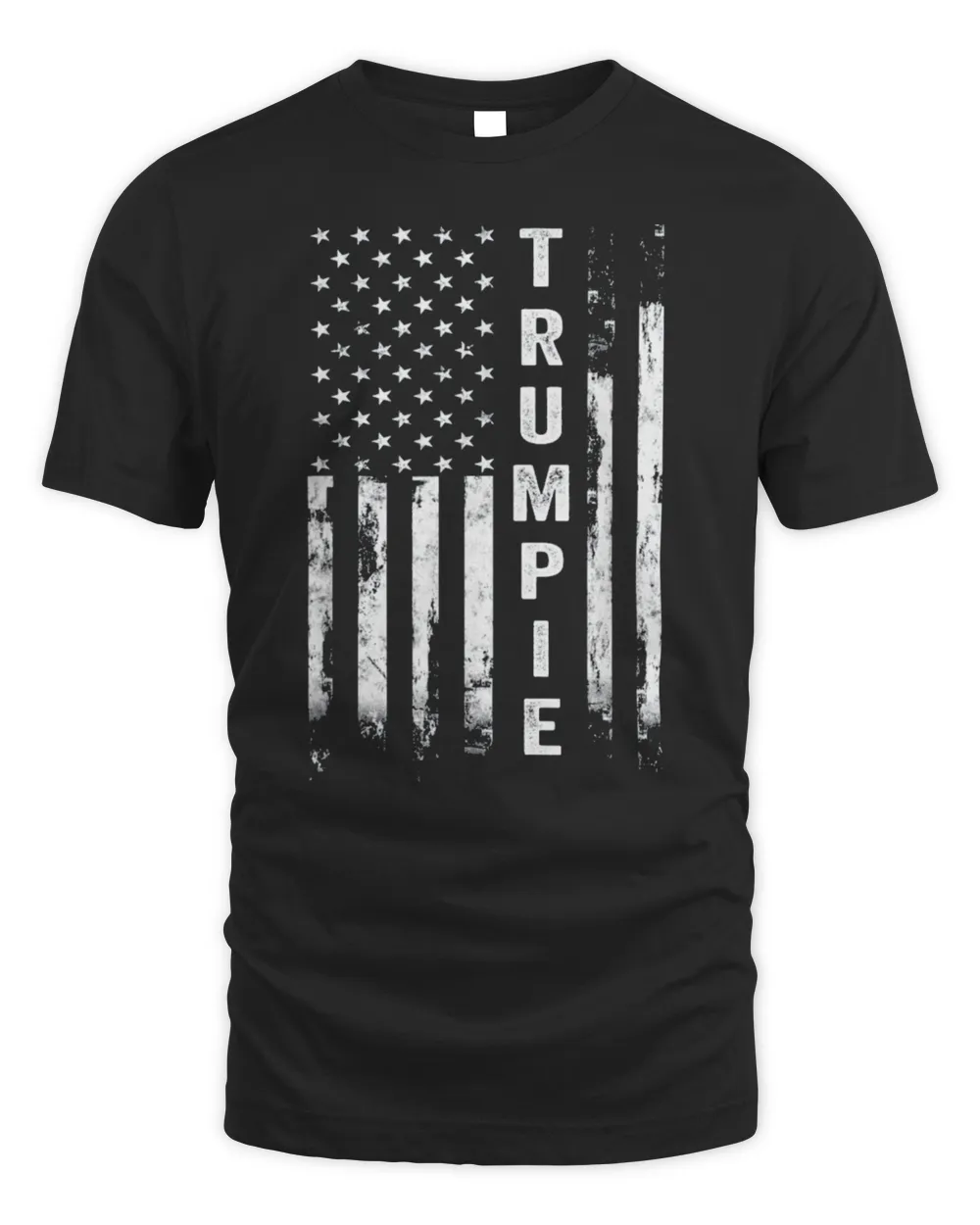 Trumpie Vintage Retro Distressed USA Flag Shirt