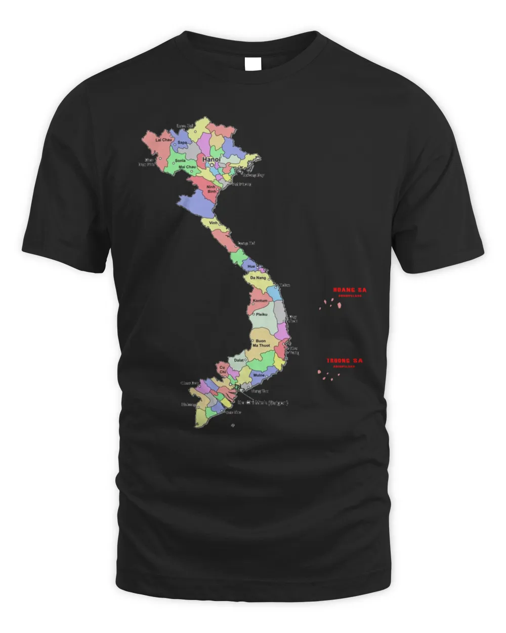 Vietnam Maps  Vietnam Tourism T-Shirt