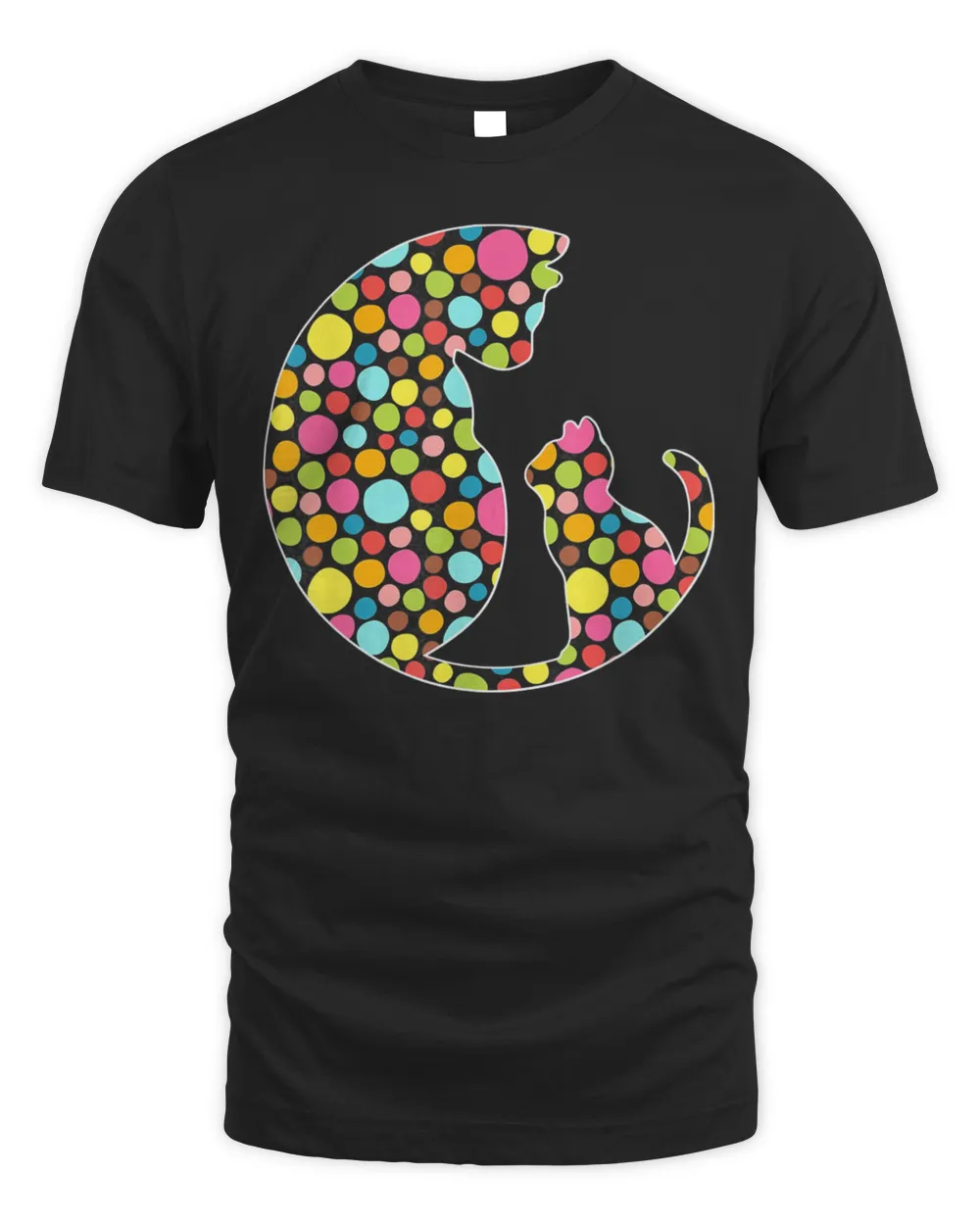 International Dot Day Cat & Kitten Lovers Polka Dot T-Shirt