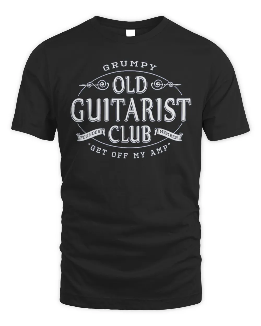 Grumpy Old Guitarist Club Music Shirt