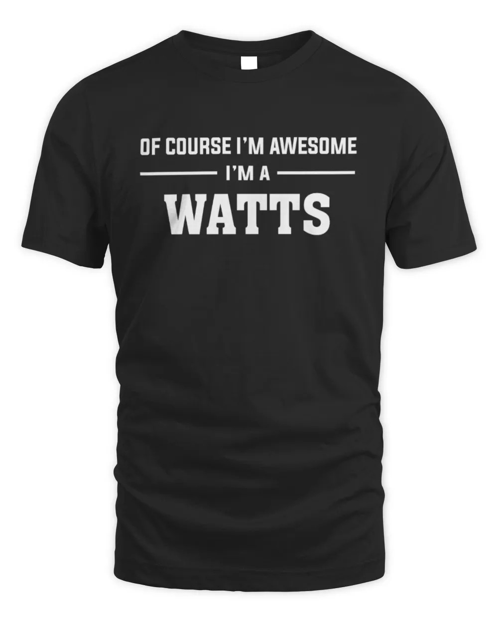 USL-25-Watts Unisex Standard T-Shirt black s