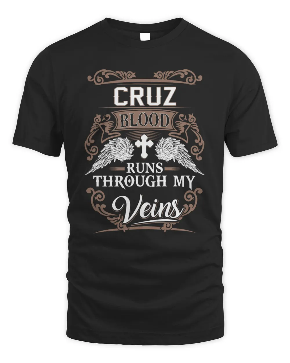 Cruz blood runs through my veins Unisex Standard T-Shirt black s