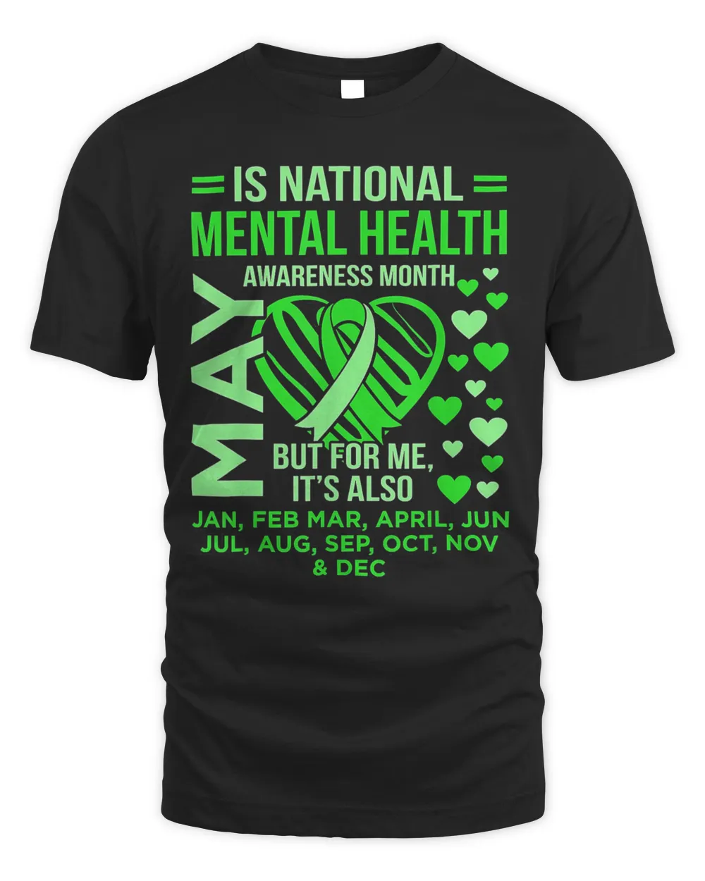 National Mental Health Awareness Month Supporter Graphic T-Shirt