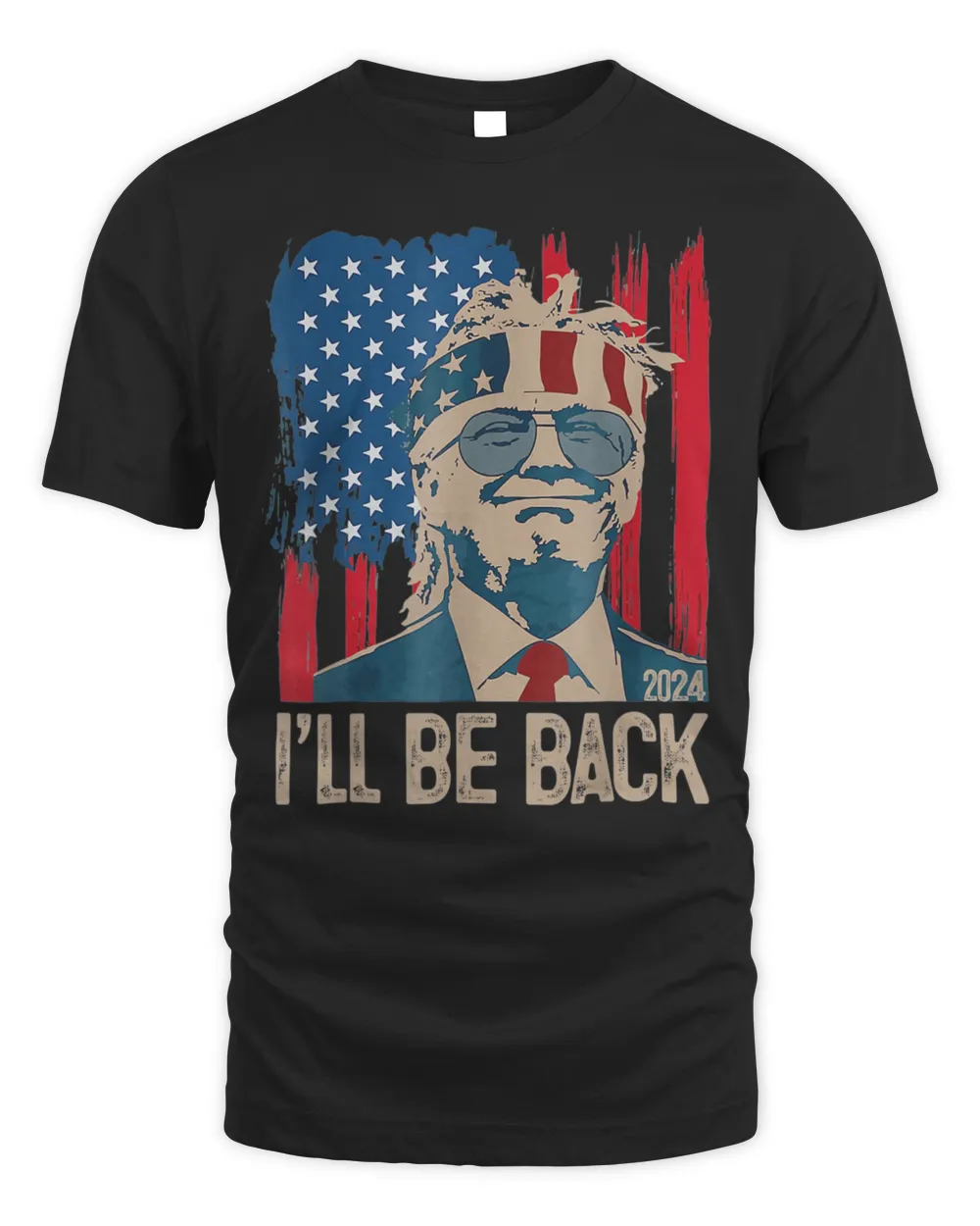 I’ll Be Back Trump 2024 Vintage Donald Trump T-Shirt