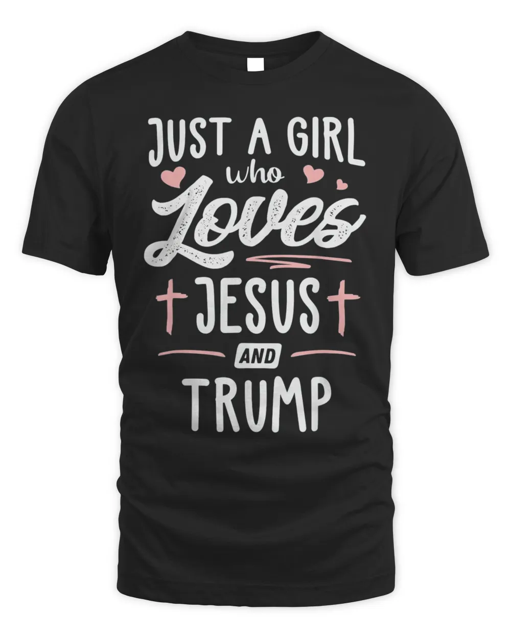 Just A Girl Who Loves Jesus And Trump 2024 Election Tee Shirt