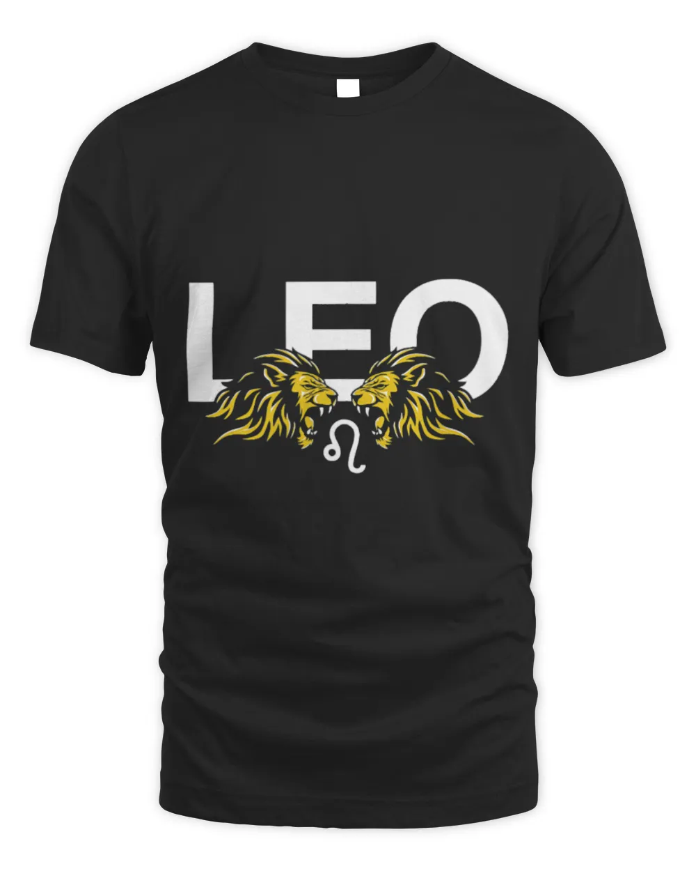 Lion Pet Facts Astrology Lion Zodiac Sign Birthday Unisex Standard T-Shirt black s
