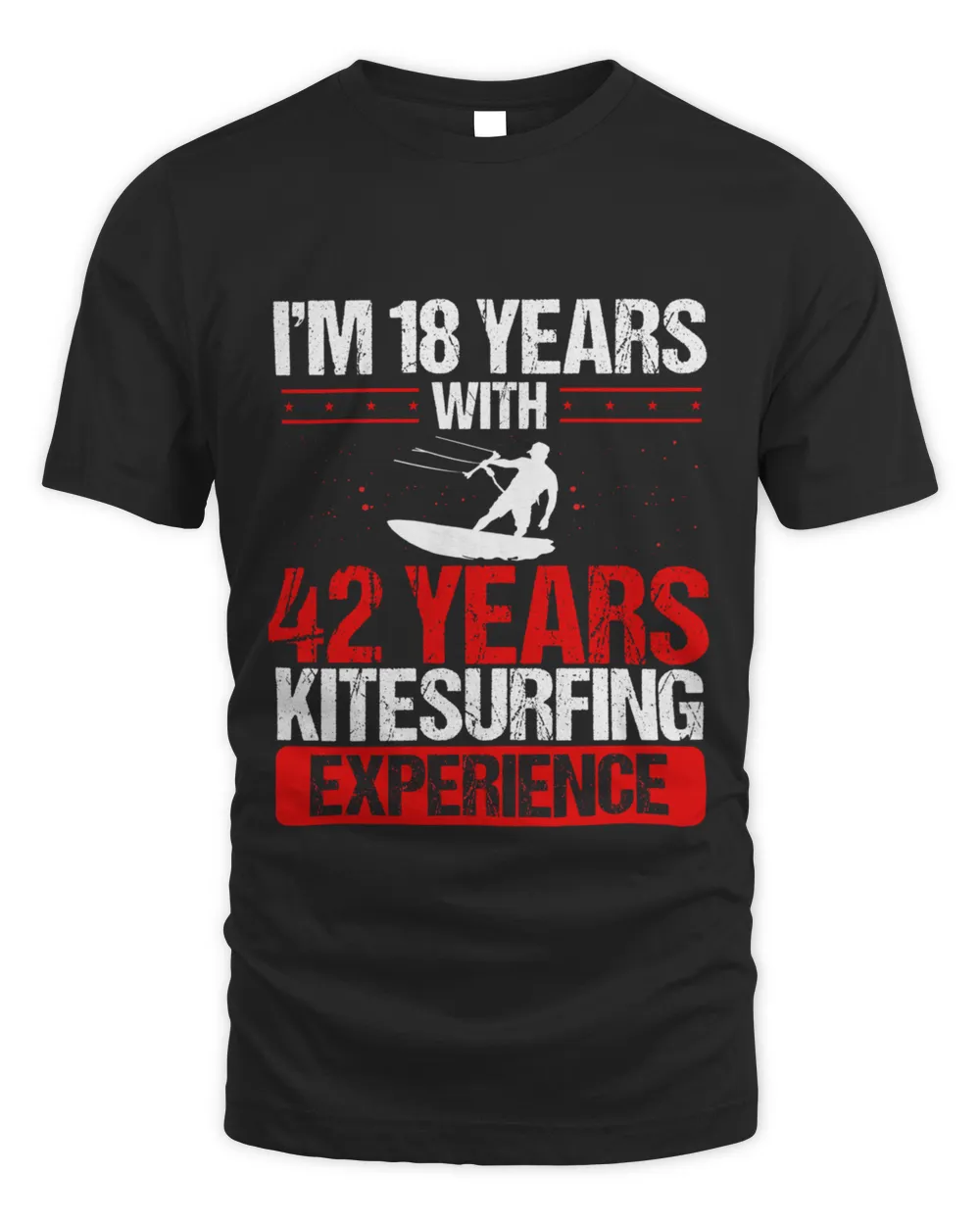 60 Year Old Kitesurfer Kiteboarding 60 Birthday14247 T-Shirt