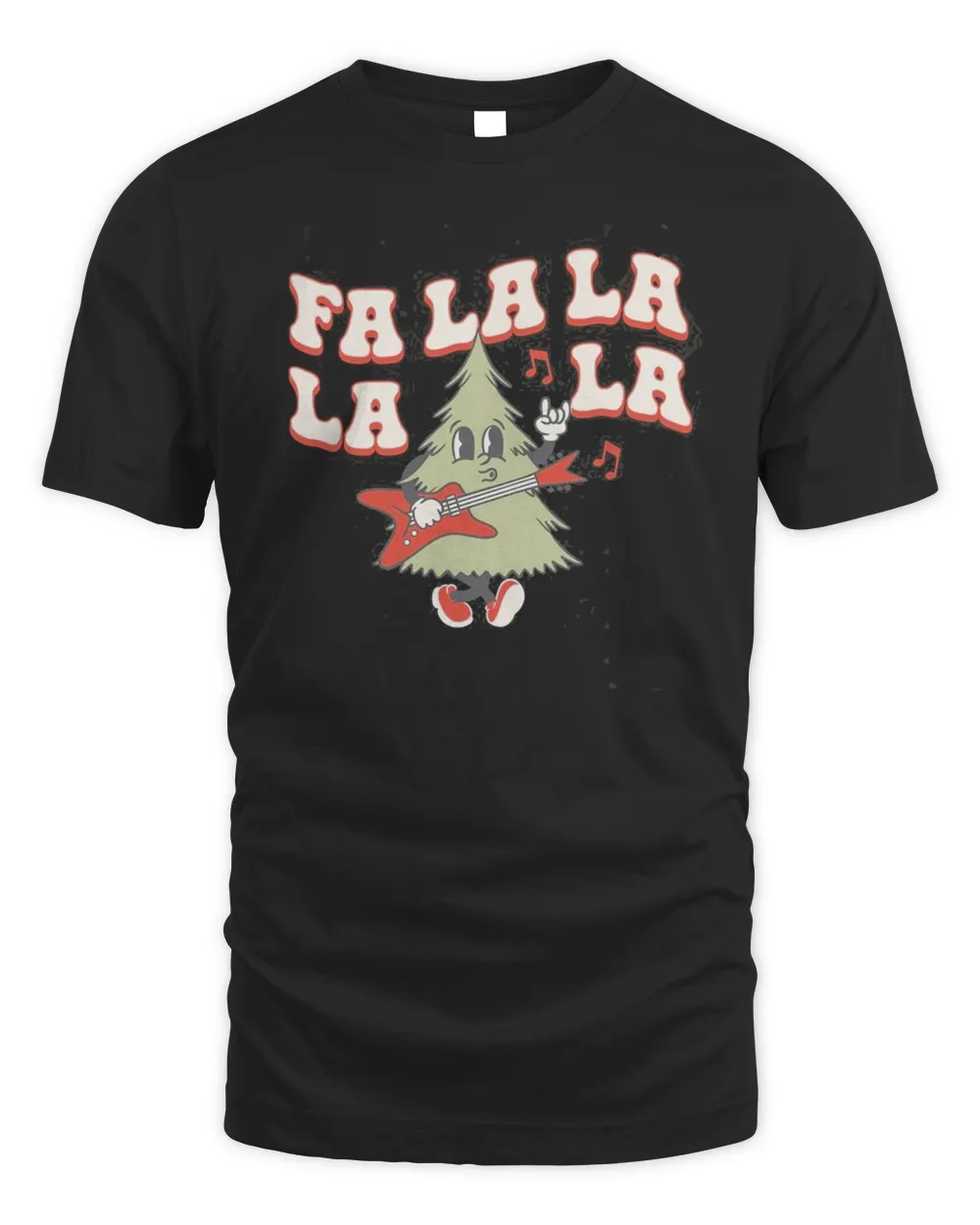 Fa La La Tree Santa Christmas T-Shirt