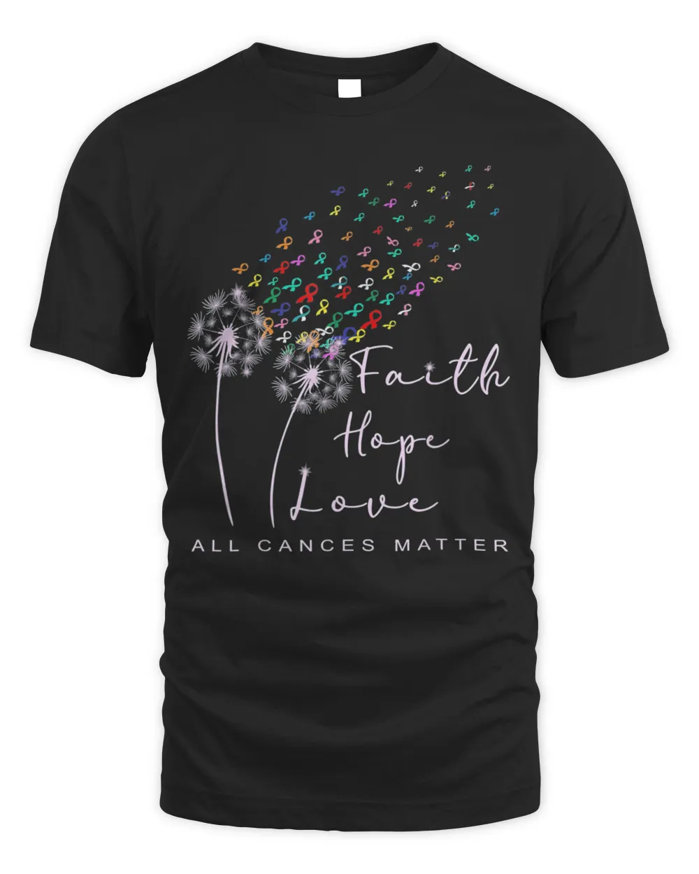 All Cances Matter All Ribbon World Cancer Awareness Day Tee Shirt