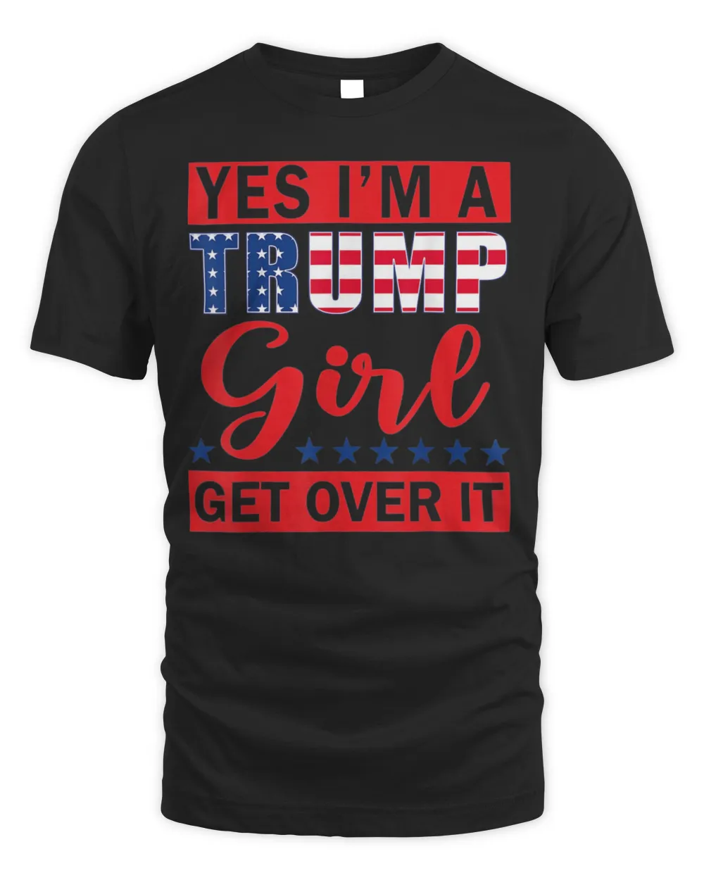 Trump Girl Get Over It 2024 Election Political Campaign Shirt