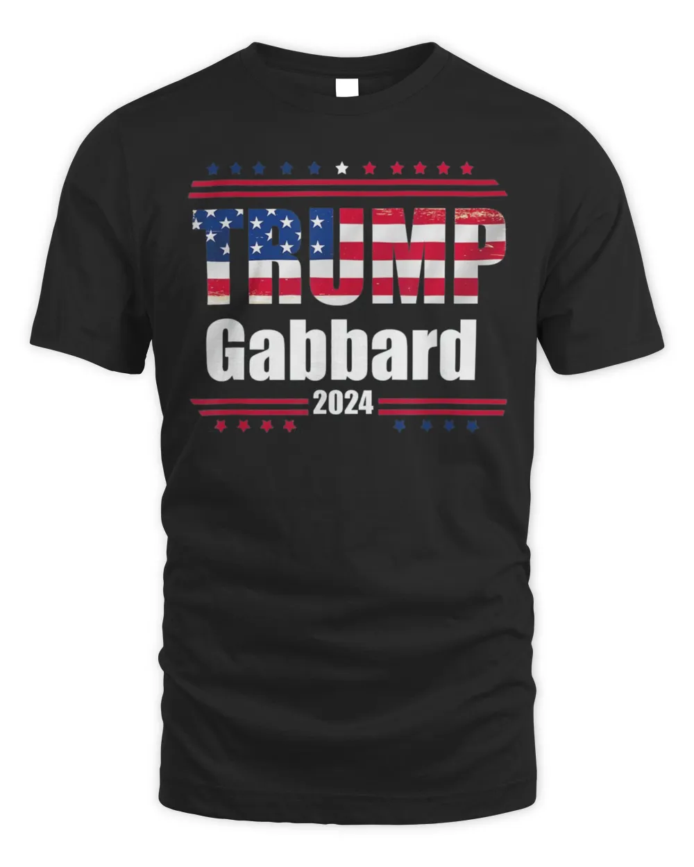 Donald Trump Tulsi Gabbard 2024 Usa Flag T-Shirt