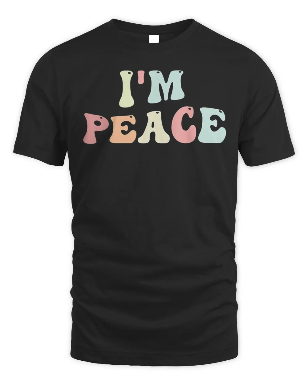 Im Peace I Come In Peace Matching Groovy Retro T-Shirt