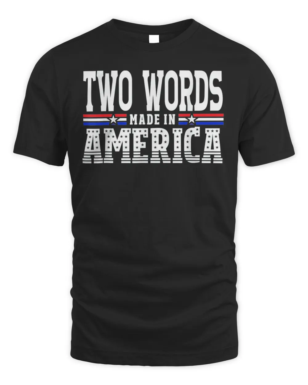 Two Words Made In America Anti-Biden T-Shirt