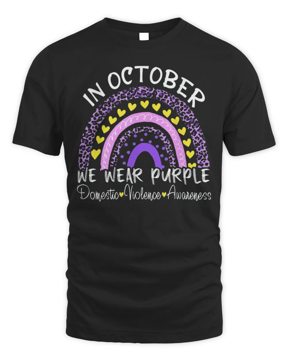 In October We Wear Purple For Domestic Violence Awareness T-Shirt