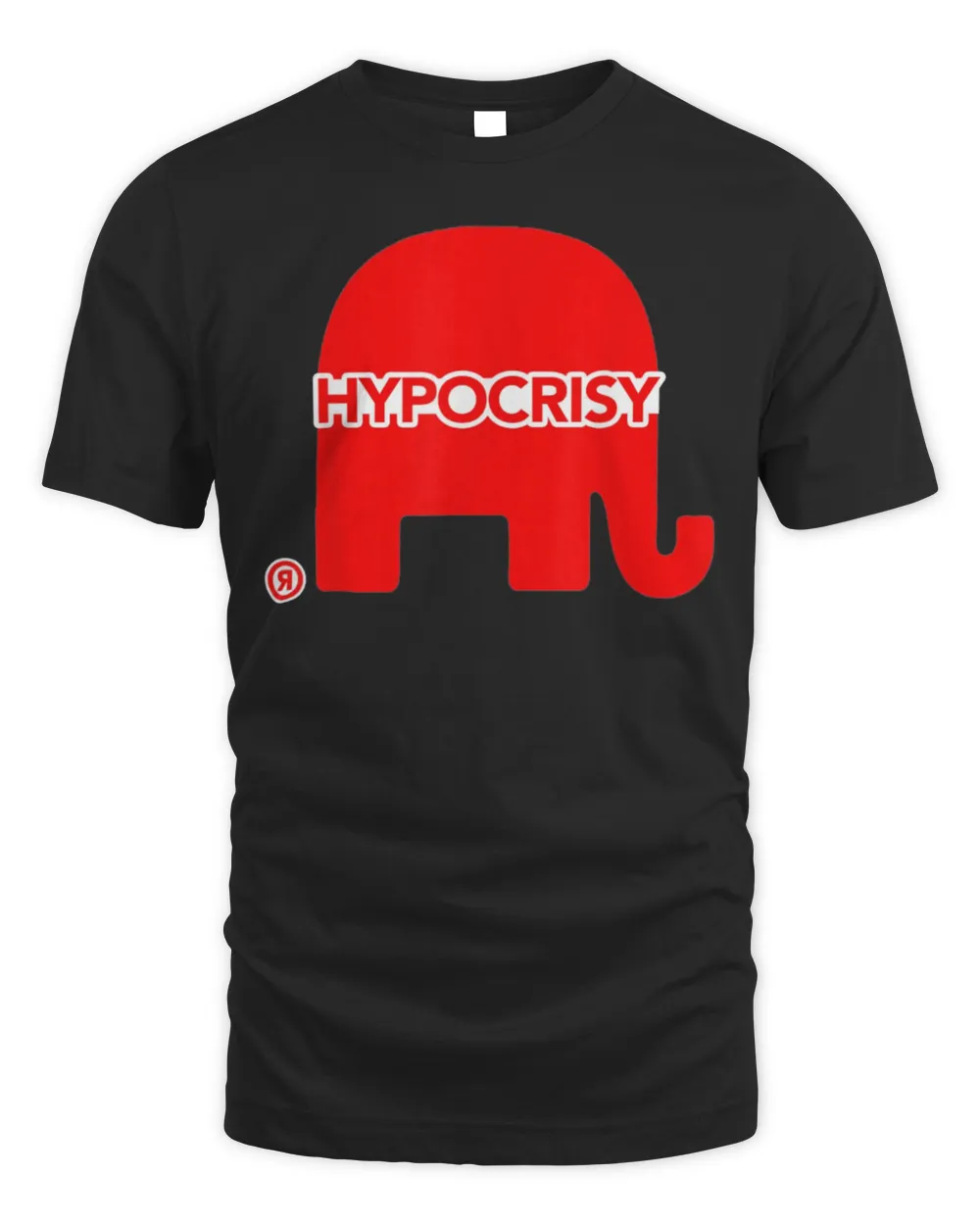 Red Hypocrisy Elephant Shirt