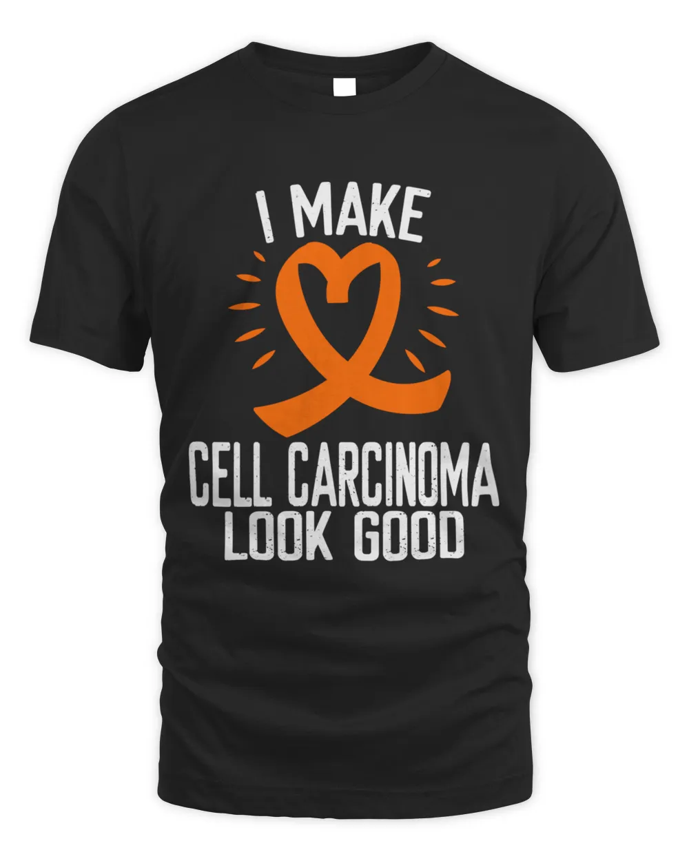 Squamos Cell Carcinoma Awareness Orange Ribbon T-Shirt