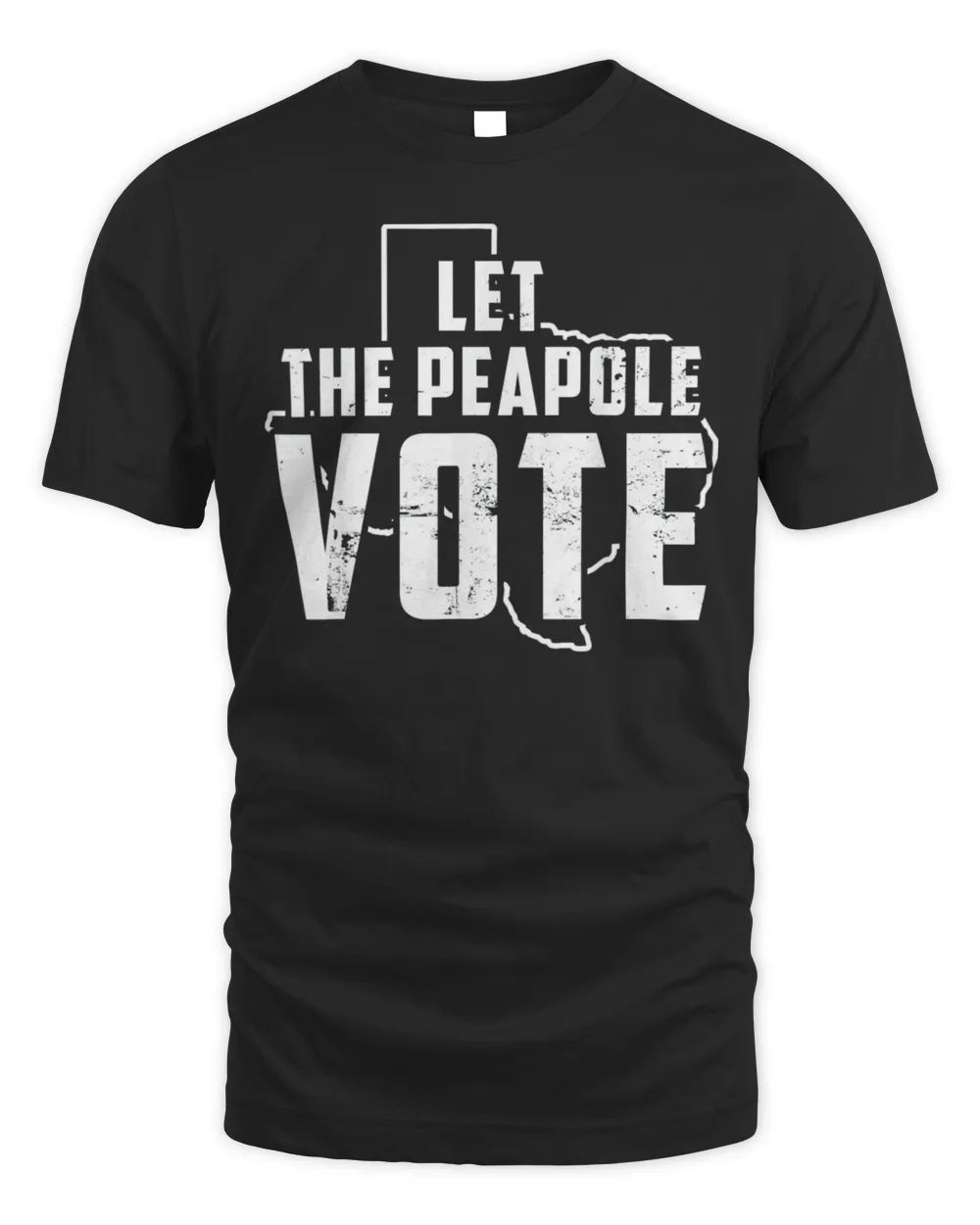 Let the People Vote Texas flag Retro Shirt