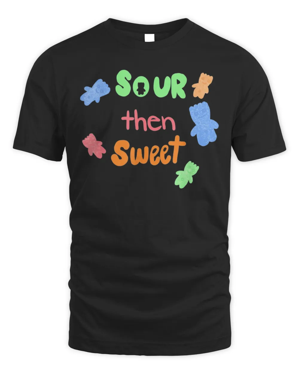 Sour Then Sweet Sour Candy Patch Tee Shirt