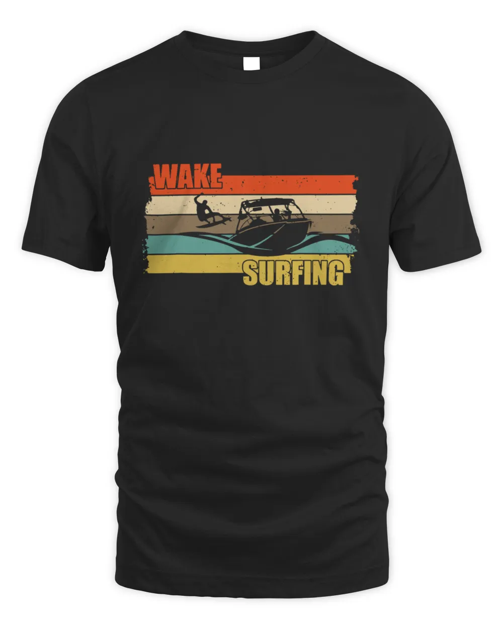 Wake Surfing Wakesurfing Boat Lake Surf T-Shirt