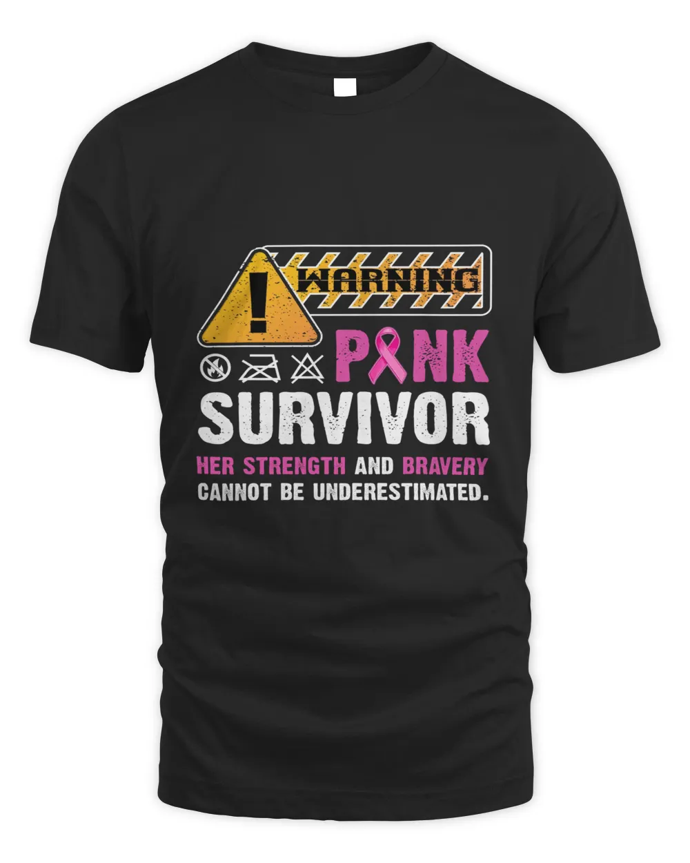 Breast Cancer Awareness Survivor Wear Pink Warning Pink Survivor Survivor October