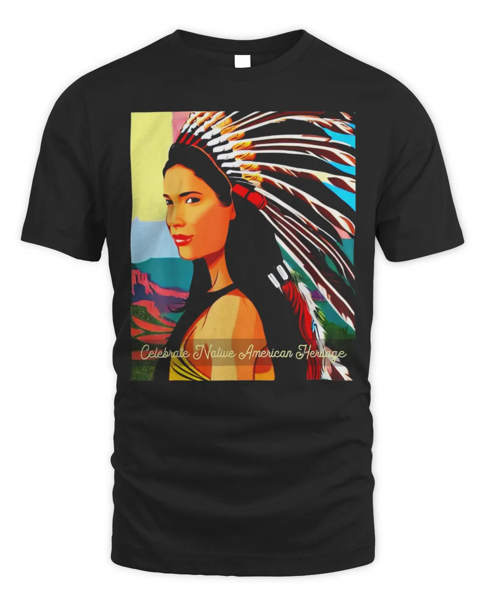 Native American Heritage Month, Support Native, Thanksgiving T-Shirt Unisex Standard T-Shirt black xl