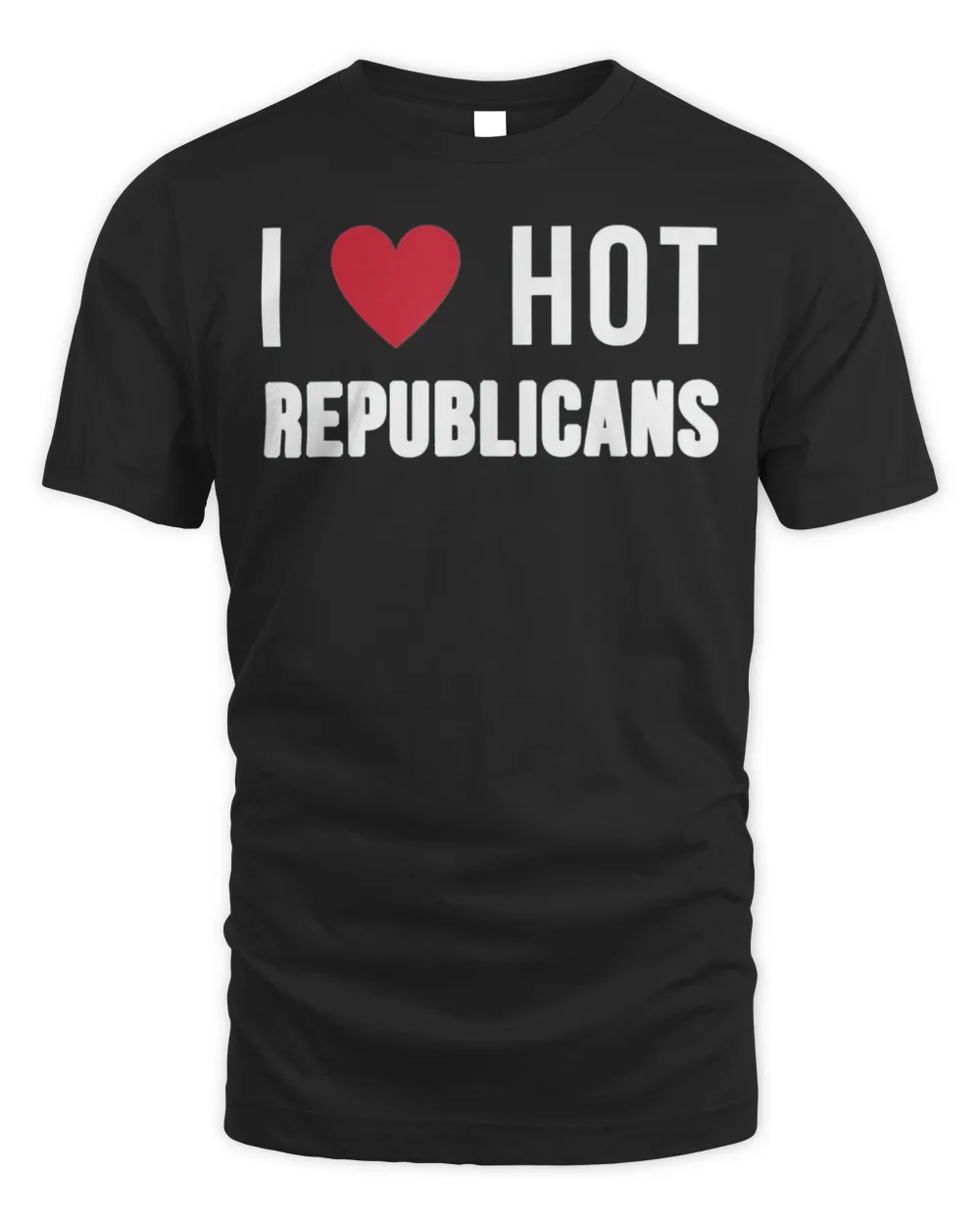I Love Hot Republicans Political Satire T-Shirt