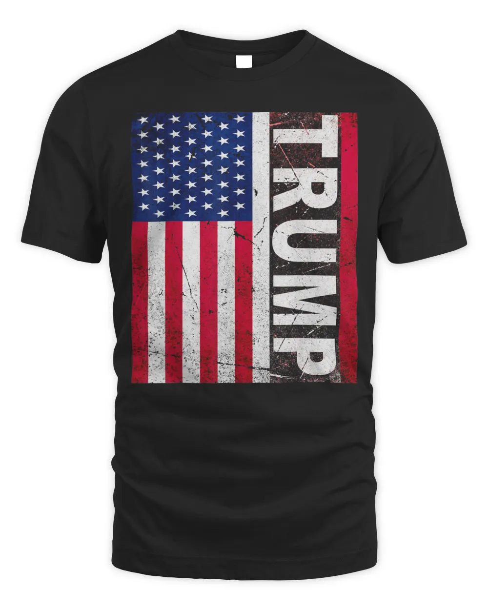 Donald Trump 2024 President American Flag Campaign T-Shirt