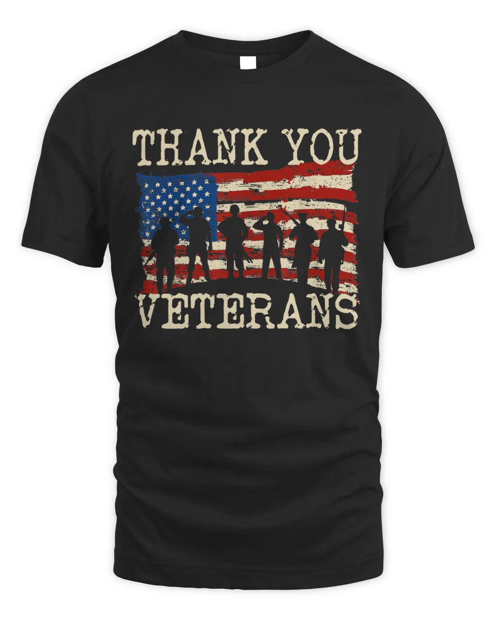 American Flag Thank you Veterans Proud Veteran Best Gift