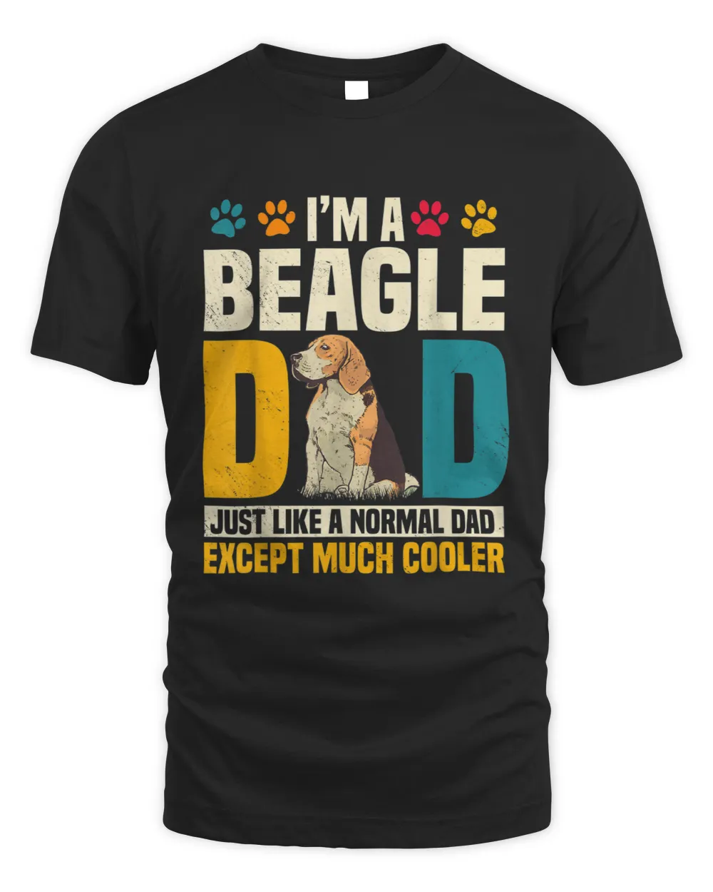 Beagle Dad Dog Hunting Pet Owner Breeder Father's Day T-shirt