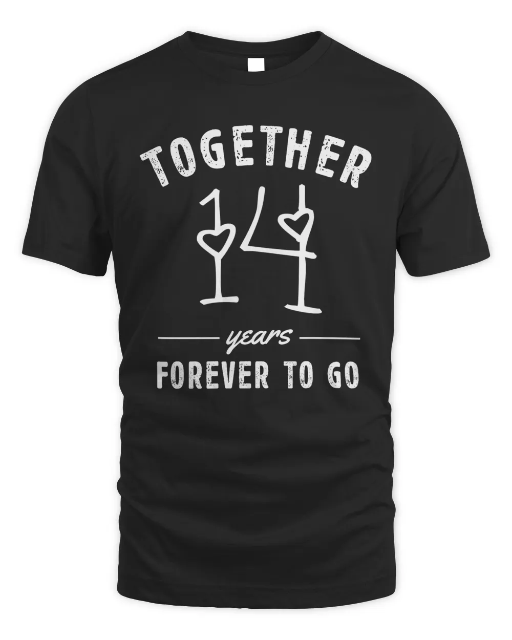 Couples Matching Anniversary Gifts - Customize Years - Together (Years) Forever To Go