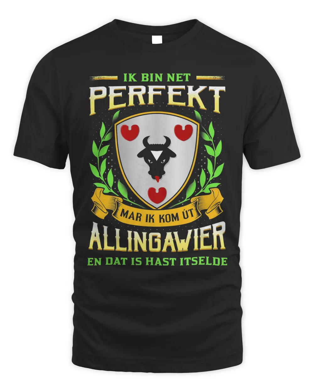 Ik Bin Net Perfekt Mar Ik Kom Út Allingawier En Dat Is Hast Itselde Shirt