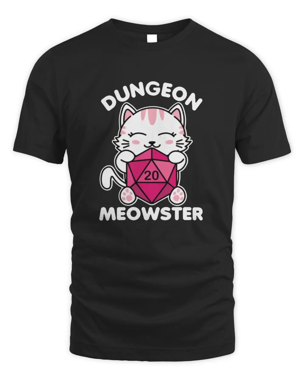 Dungeon Meowster Unisex Standard T-Shirt black s