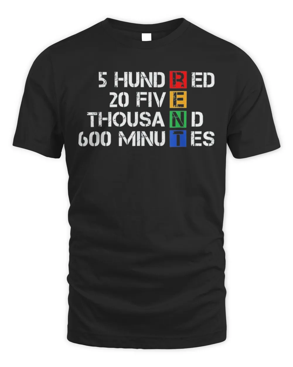 5 Hundred 20 Five Thousand 600 Minutes Shirt