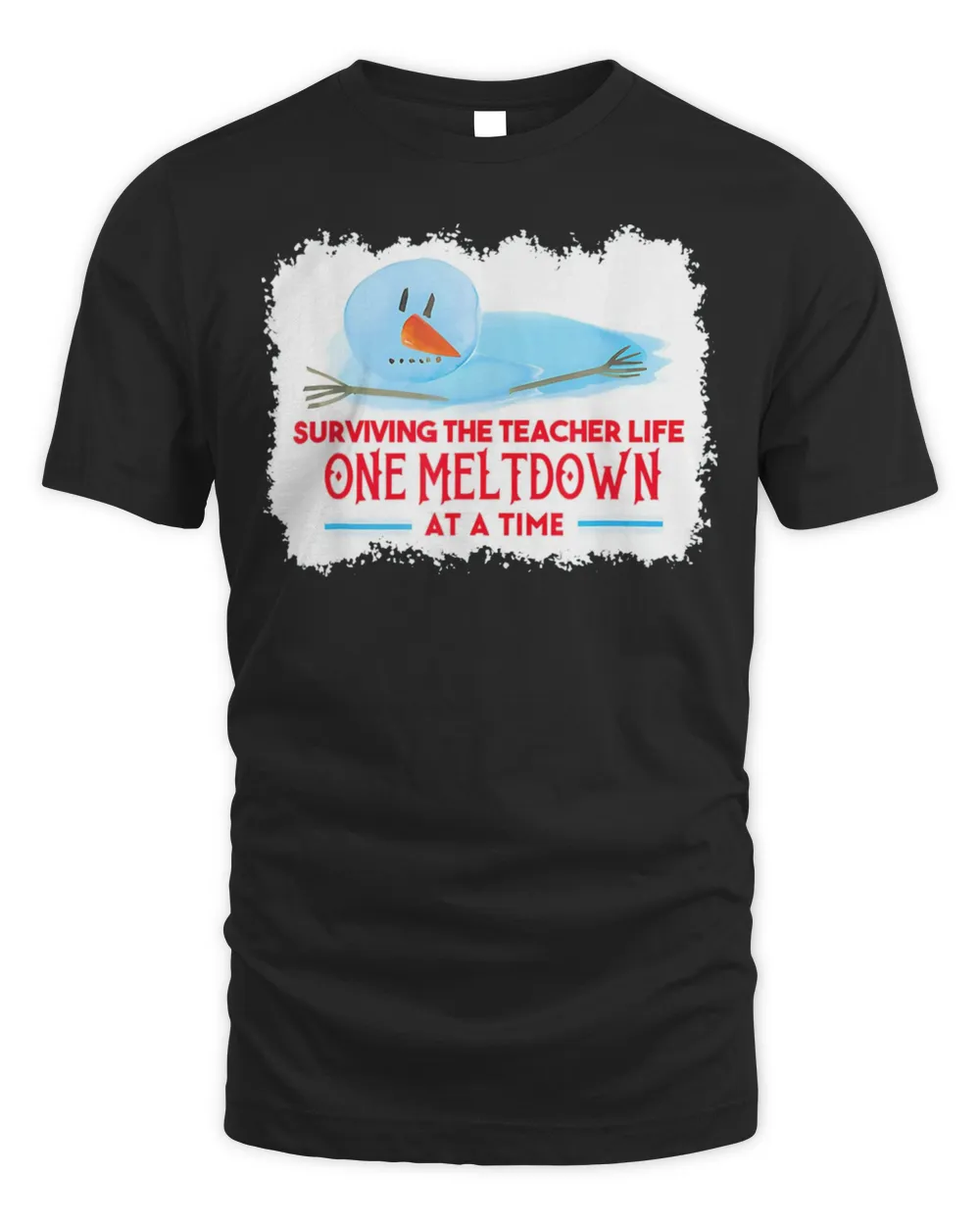 Surviving The Teacher Life One Meltdown At A Time Christmas Shirt