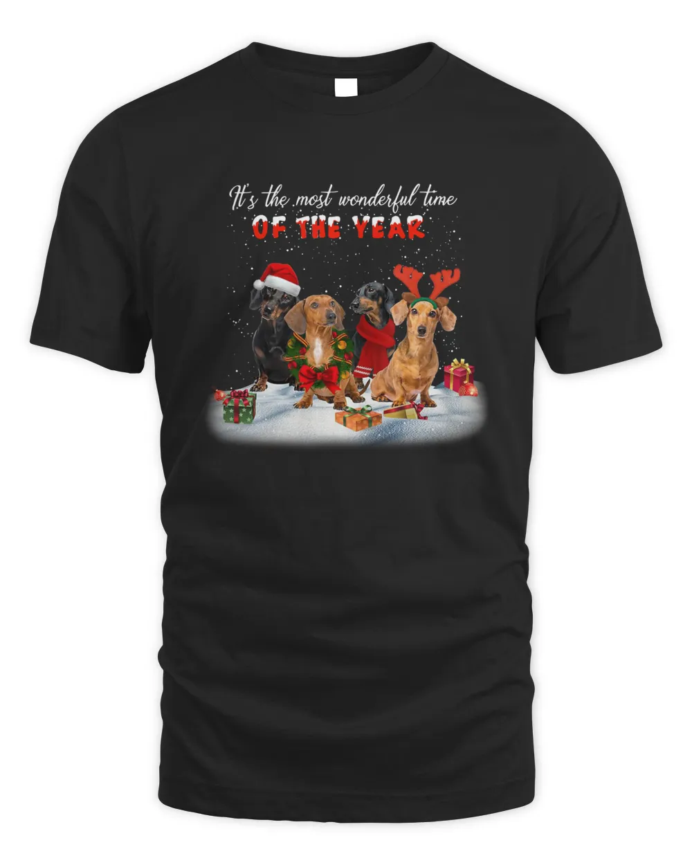Dachshunds It's The Most Wonderful Time Of The Year Merry Christmas Gift Sweatshirt