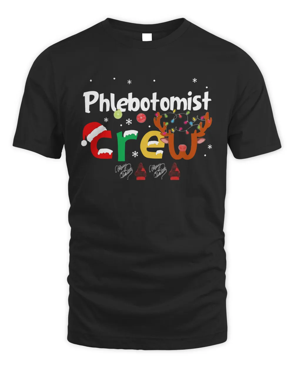 Phlebotomist Crew Merry Christmas Sweatshirt