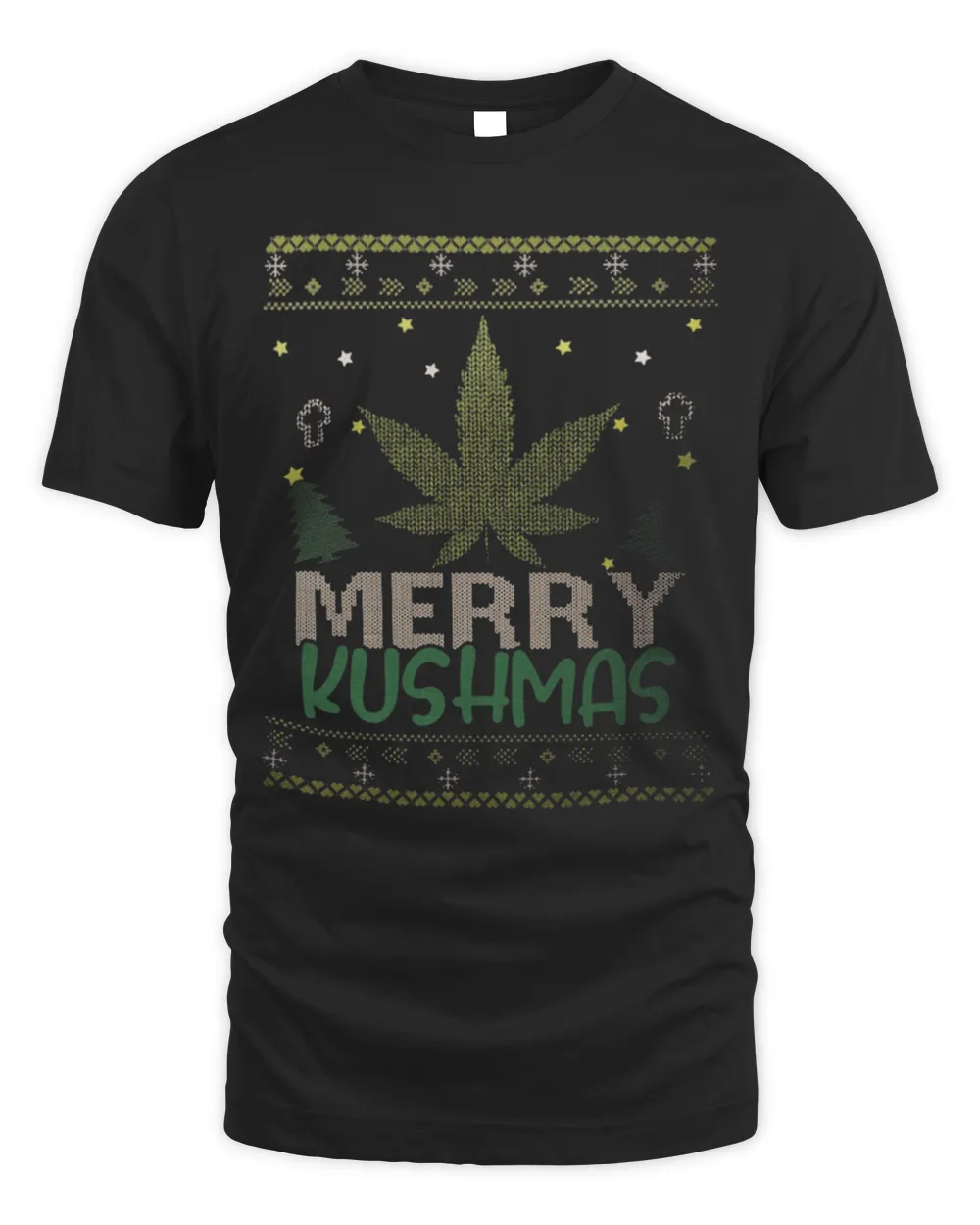 Merry Kushmas Marijuana Ugly Christmas Shirt