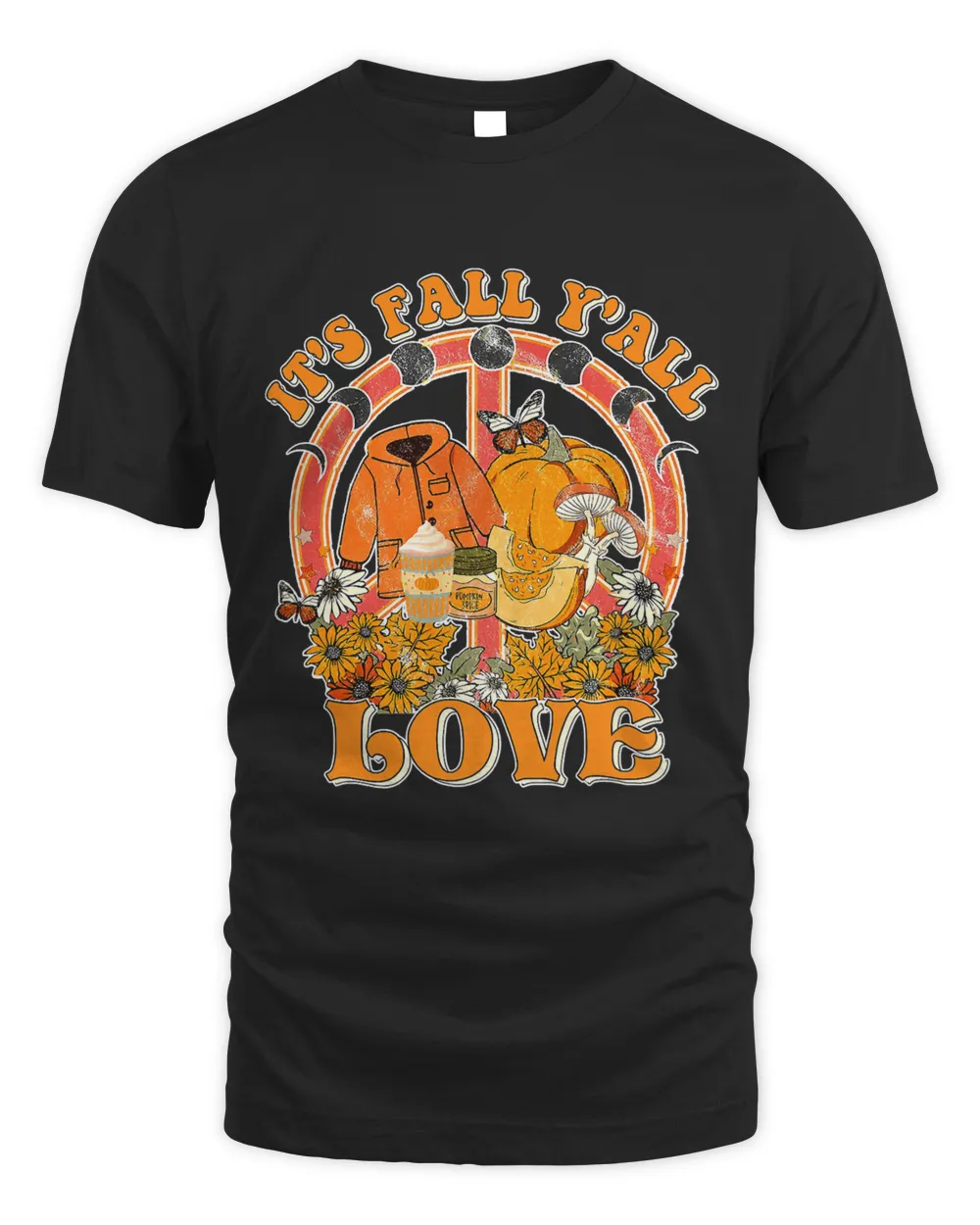 Its Fall Yall Retro love fall vibes autumn groovy Pumpkin216