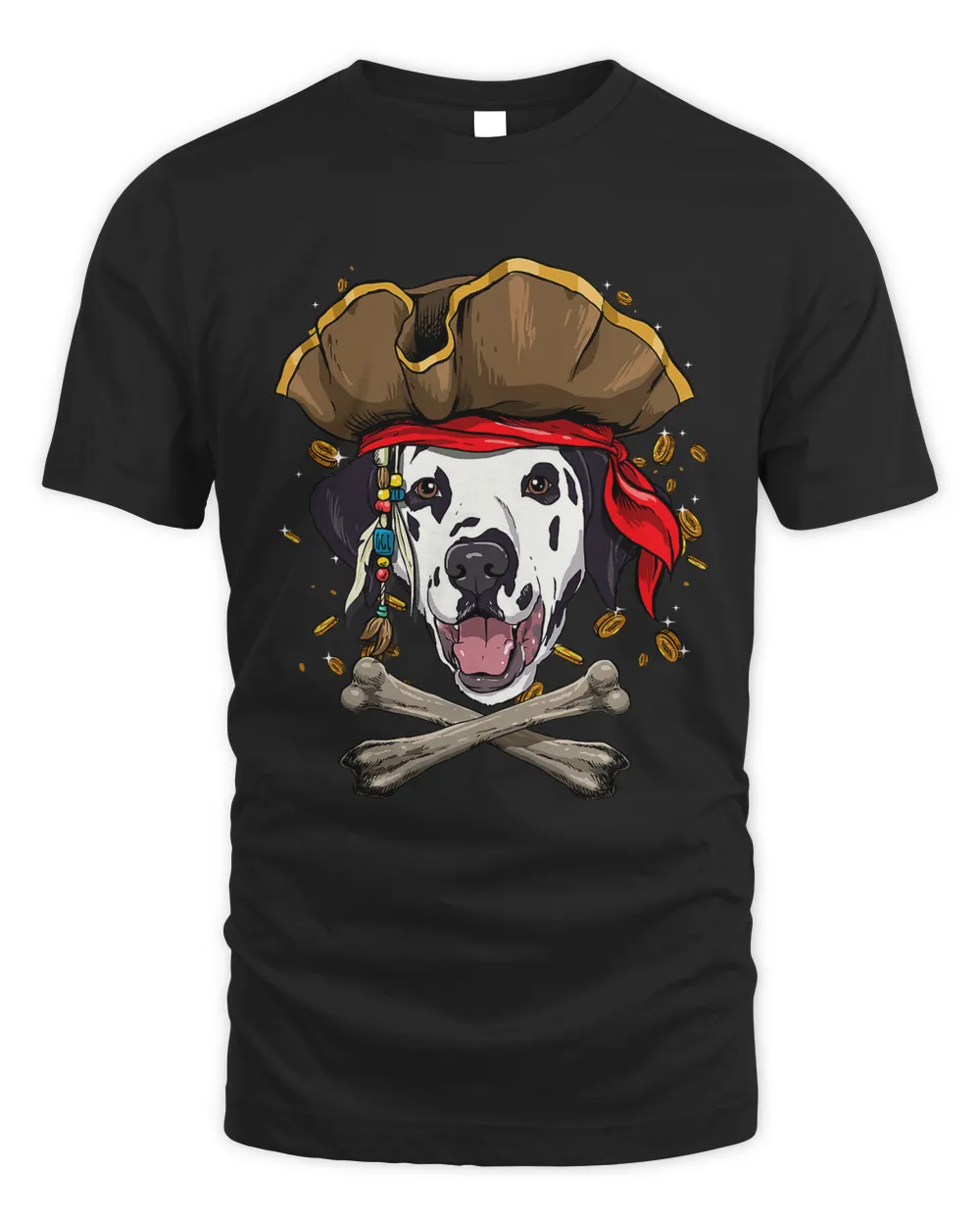 Dalmatian Dog Pirate Jolly Roger Flag Crossbones Dog Lover