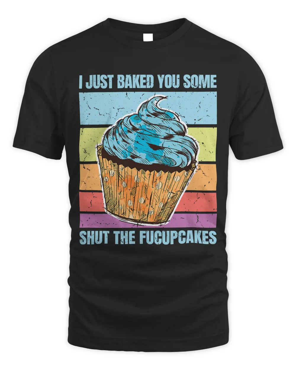 Cute Retro Cupcake Shut The Fucupcakes Rude Kitchen Humor 69