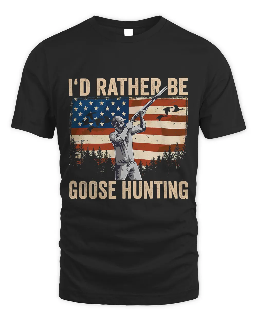 USA Id Rather Be Goose Hunting 72