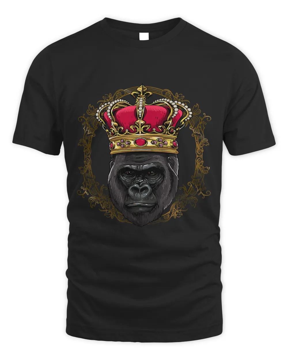 King Gorilla Wearing CrownQueen Gorilla Animal 326
