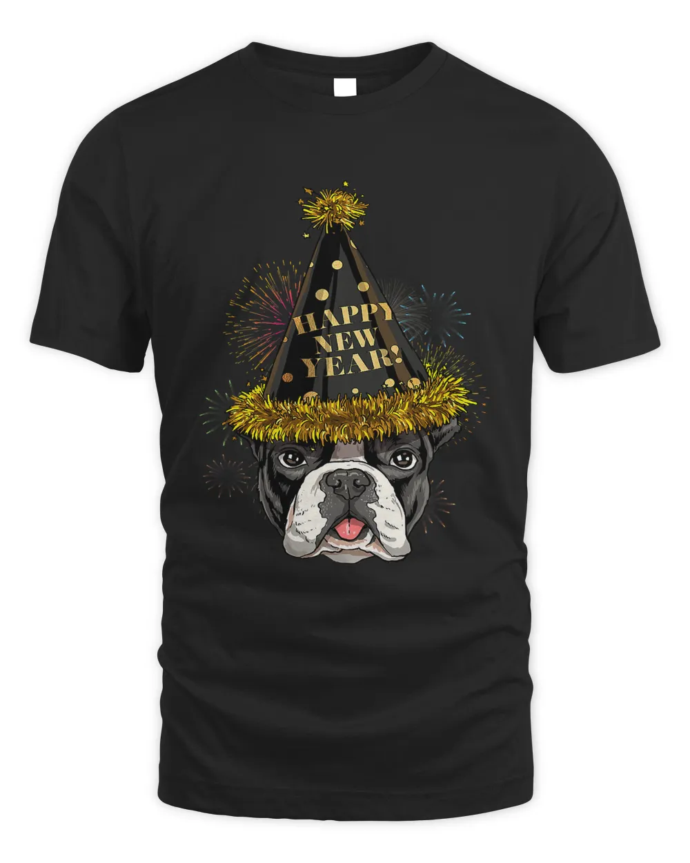 New Year French Bulldog New Years Eve Party Countdown Dog107